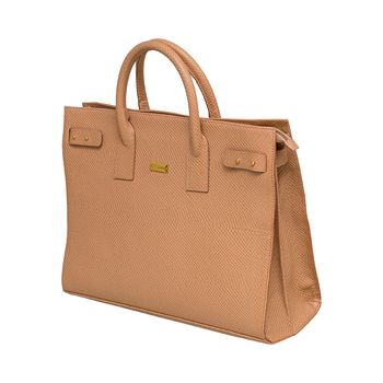 Bolsa-Tote-Coconut-Textura-Croc-|-Comfort-Tamanho--G----Cor--COCONUT-0